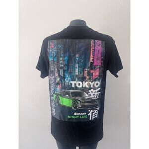 Legend  Brand Street Racing Challenger Tokyo Japan Graphic T-Shirt Sz S Drift